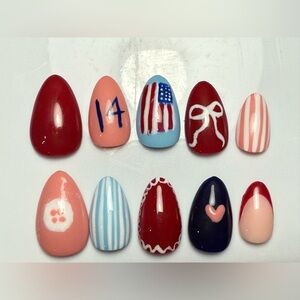 Brandy Melville Theme Nails